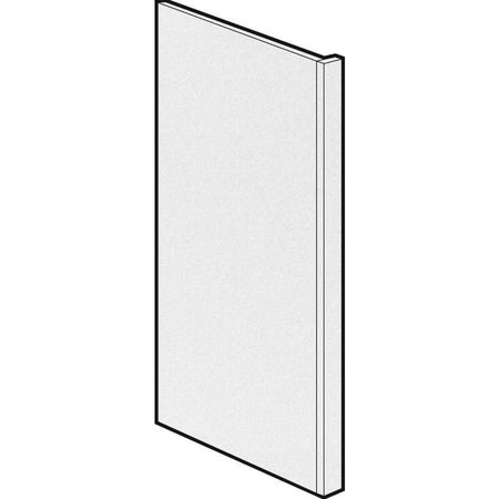 HAMPTON BAY 1.5x34.5x24 in. Dishwasher End Panel in Satin White KADEP-SW